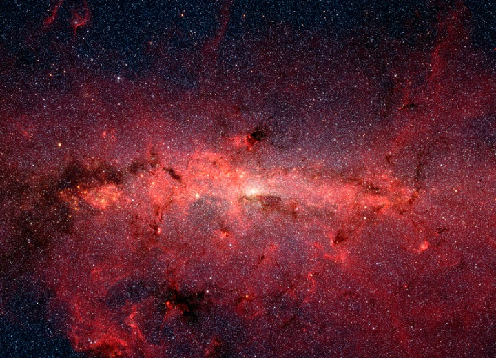 The galactic center of the Milky Way. Source: European Space Agency/NASA/JPL-Caltech