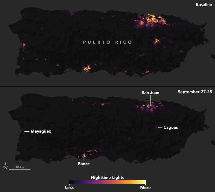 Satellite Imagery Shows Puerto Rico Power Outage Engineering360