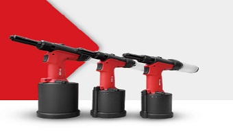 A new series of hydropneumatic riveting tools