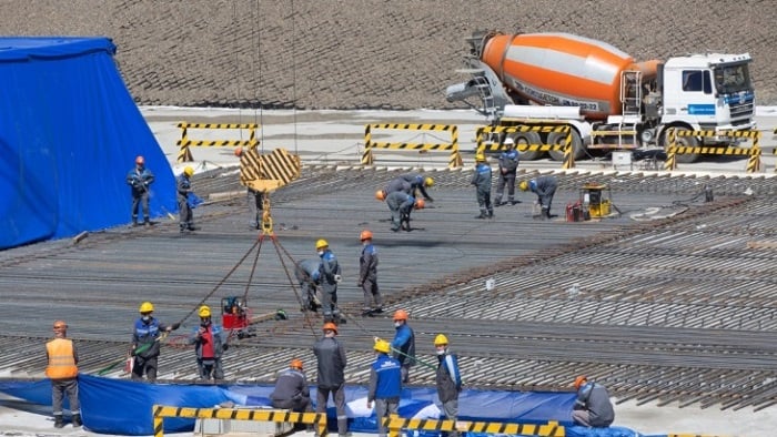Construction of the 300 MW nuclear power unit is now underway. Source: TVEL