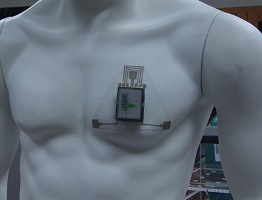 Prototype of the HET chest patch. Image source: James Dieffenderfer
