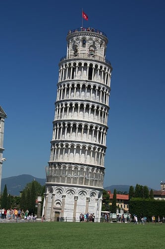 The Leaning Tower of Pisa has survived four major earthquakes (Source: Flickr)