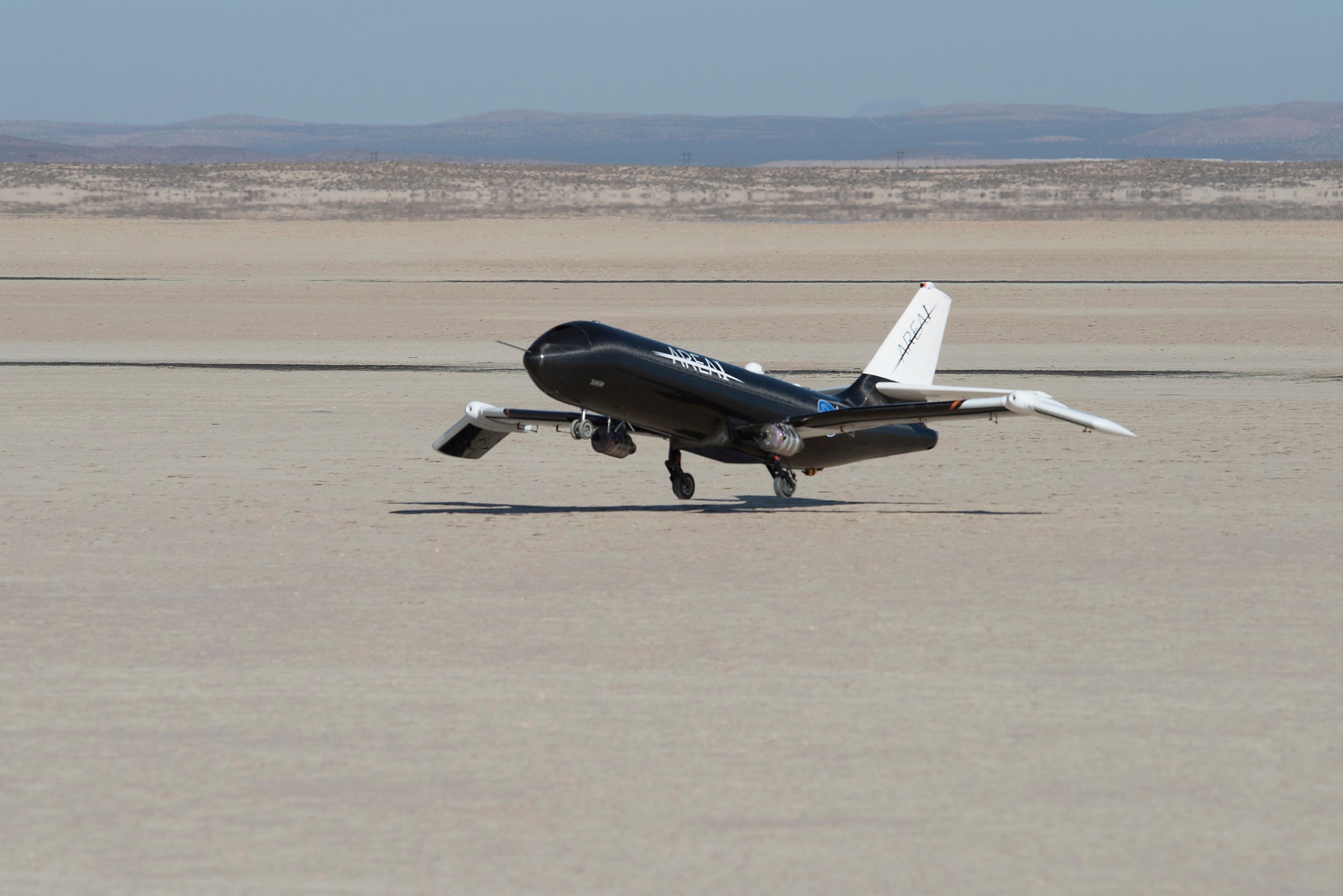 The folding wings were deployed on a remote-controlled drone testbed called Prototype Technology-Evaluation Research Aircraft (PTERA). Source: NASA / Ken Ulbrich