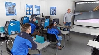 Video: Welding simulation solution for classroom training