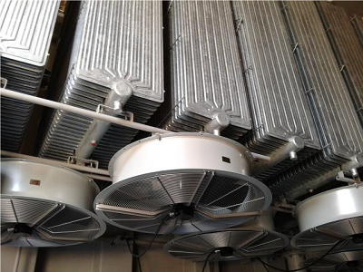 Figure 1: Axial fans mounted for vertical airflow on oil-cooled transformers. Source: ebm-papst Inc.