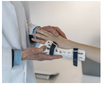 Figure 2: 3D-printed wrist brace.