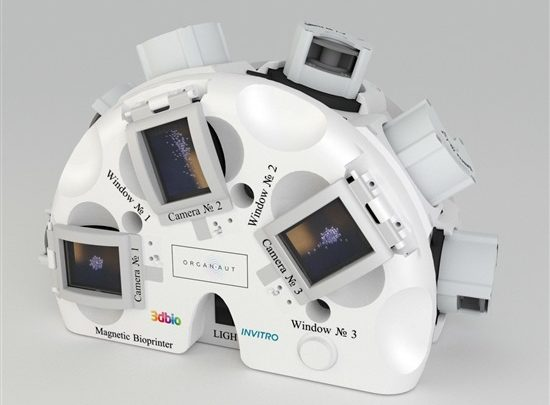 Figure 2. OrganAut, the first bioprinter used in space to print living tissue and microorganisms. Source: 3D Printing Solutions