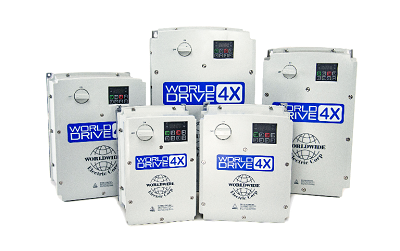 Figure 1: WorldDrive 4X variable frequency drives. Source: Worldwide Electric Corporation