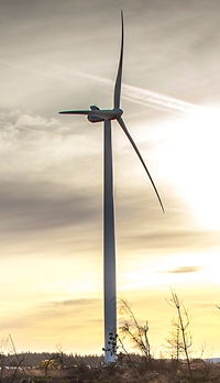 Vestas V126-3.3 MW turbine in Denmark. Image credit: Vestas