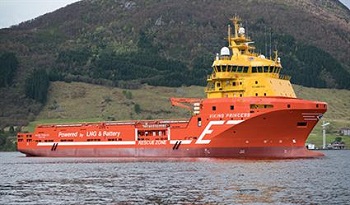 This is now the first offshore supply vessel in which batteries reduce the number of generators. Source: Wärtsilä 