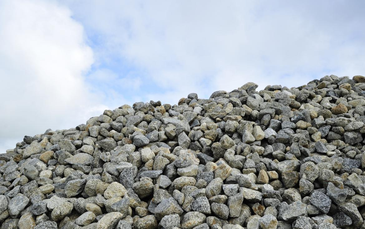 Figure 3. Slag aggregate pile. Source: National Slag Association 