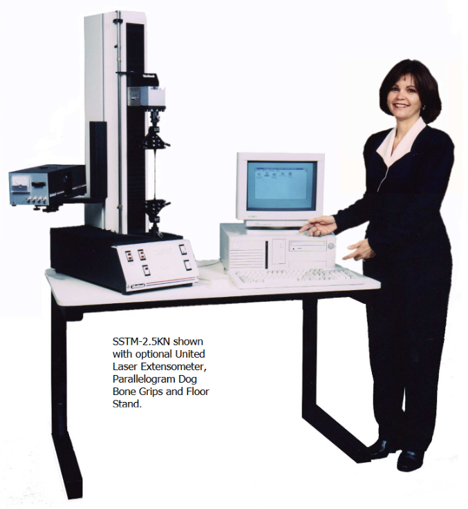 Figure 2. Table-top, single-column testing machine for high accuracy testing of polymers, composites and other materials. Source: United Testing Systems Inc.