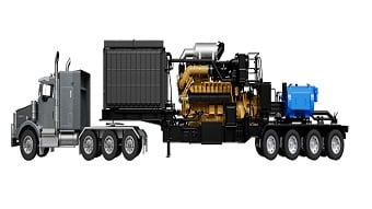 Gas-powered system to fuel fracking projects
