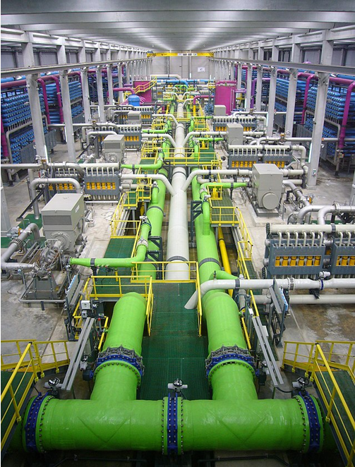 Figure 2. Reverse osmosis desalination plant.