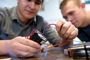 Students working on a STEM project. Source: Colorado State University