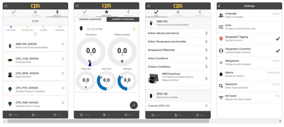 IAQ SmartAir is a smart tool integrated into the CPS Link app. Source: CPS Products Inc.