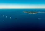 The 30 MW wind farm is 3 miles off the coast of Block Island, RI.