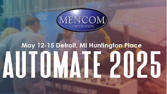 Power up your connectivity — Visit Mencom at Automate 2025