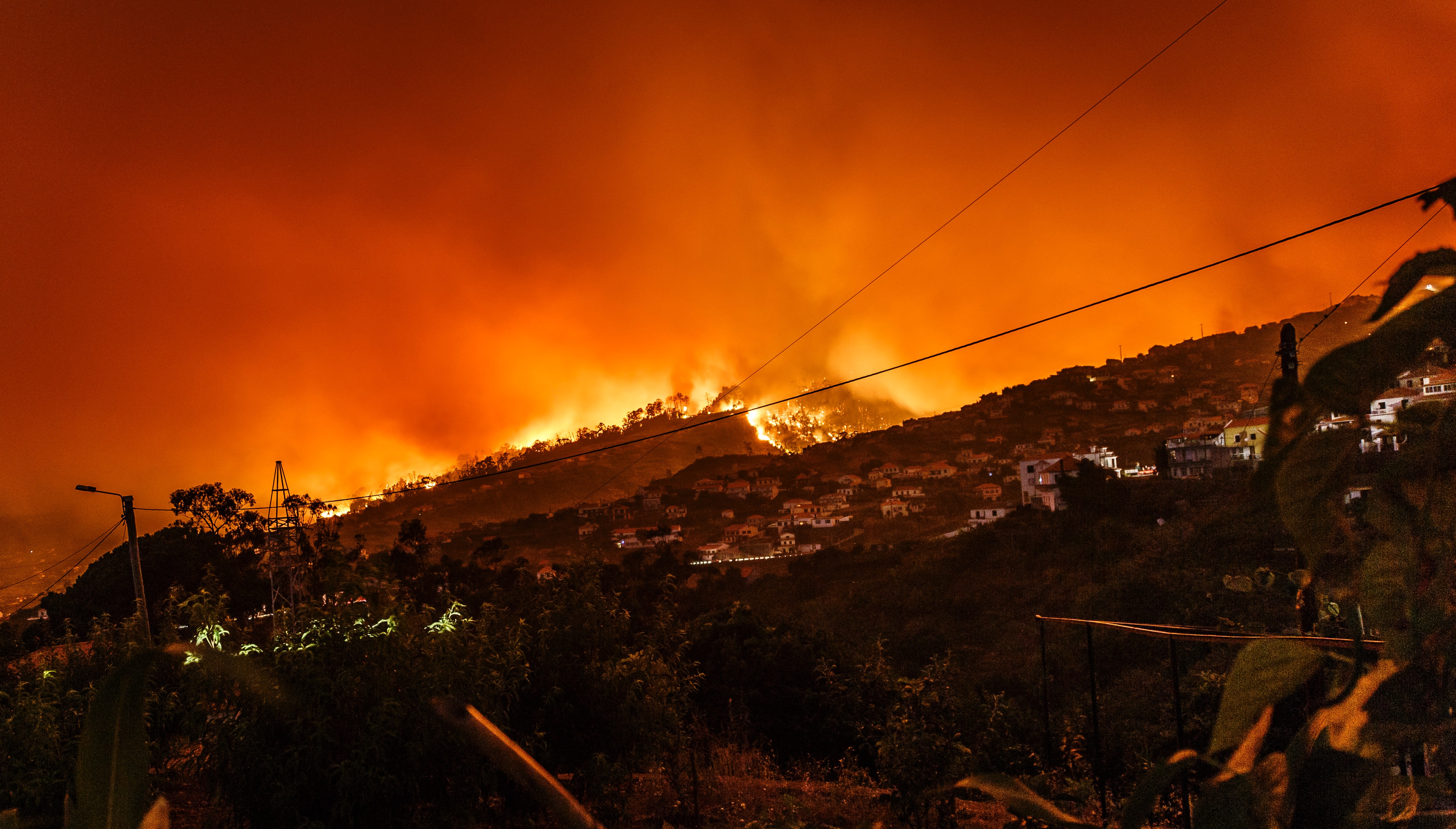 Fire blankets protect homes from wildfires