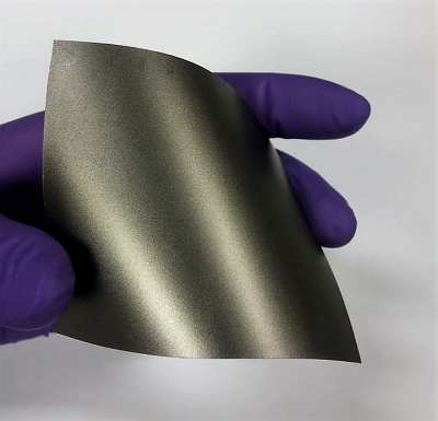 Graphite sheets were used to waterproof perovskite solar cells. Source: Isabella Poli/University of Bath