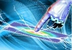 Touch-sensitive screen. Credit: Wang Lab/Penn State University