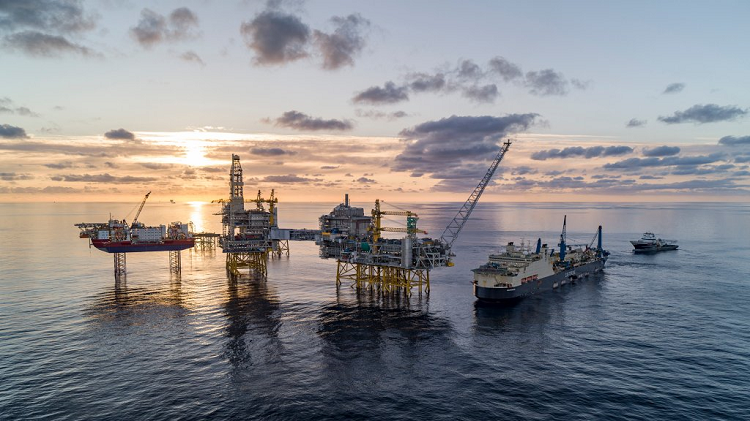 Saipem Castorone at the Johan Sverdrup field in the North Sea. Source: Bo B. Randulff/Roar Lindefjeld/Equinor ASA