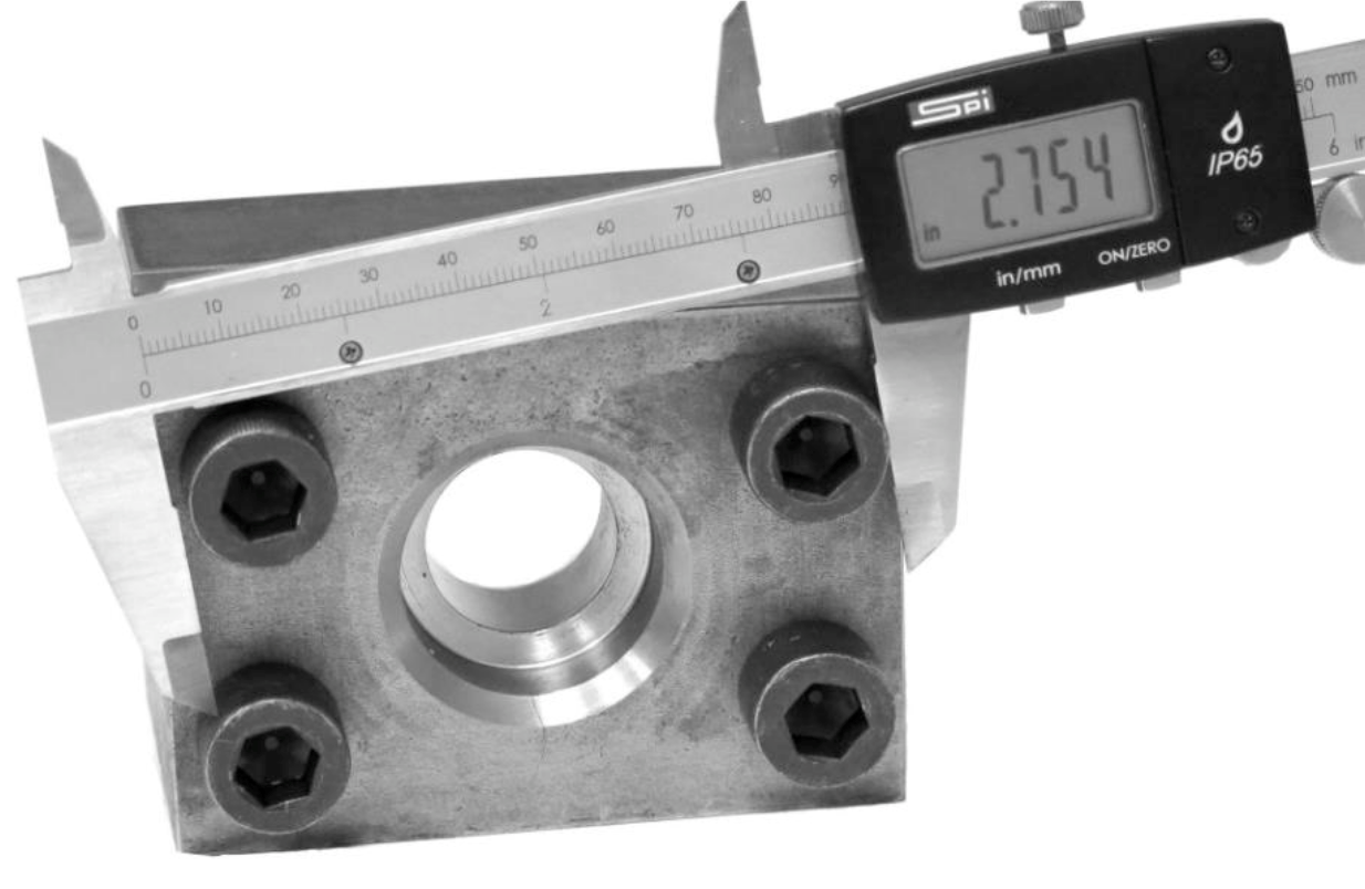 Figure 2. Measuring bolt patterns helps identify suitable flange adapters. Source: MAIN Manufacturing
