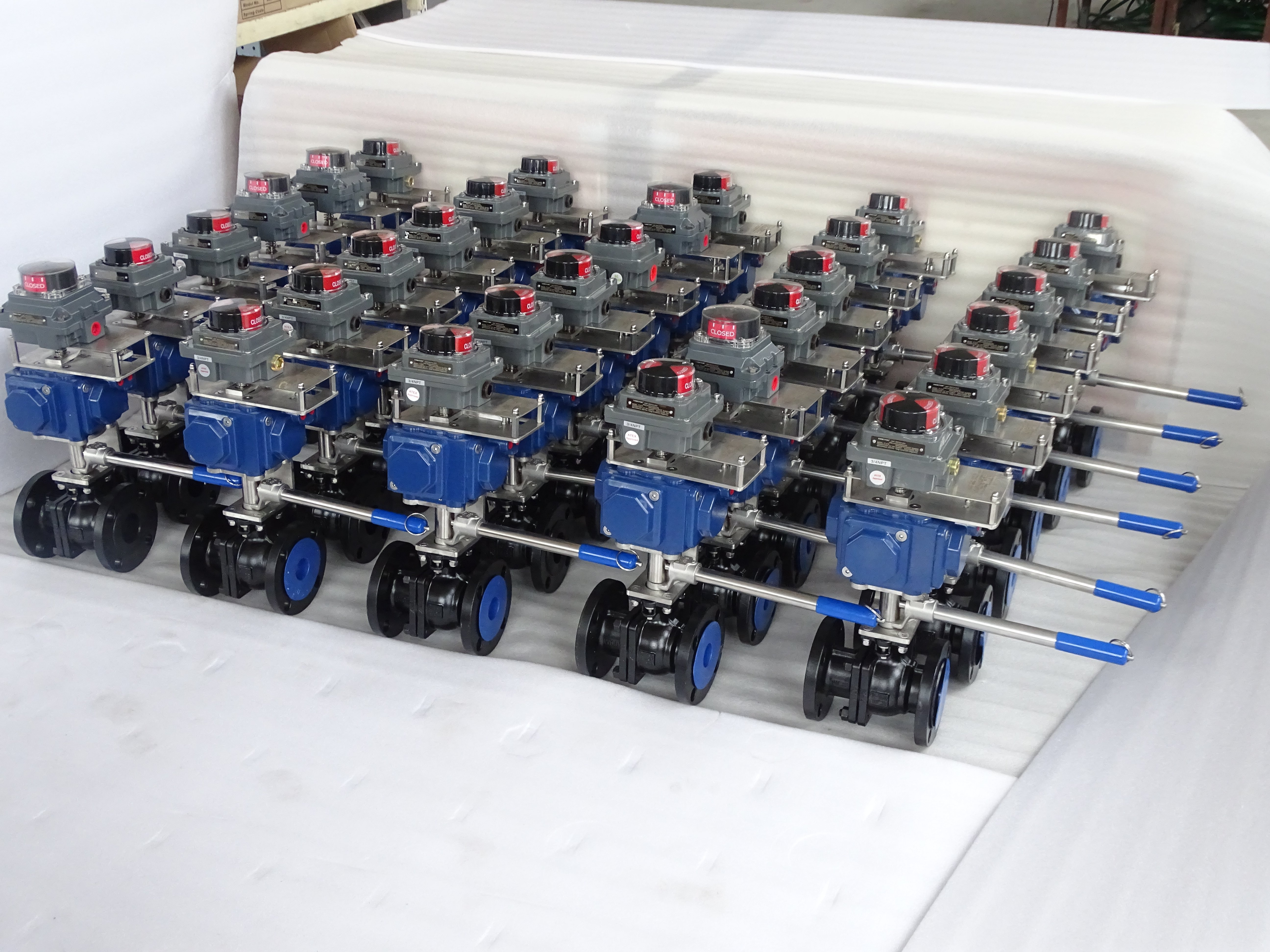 Carbon steel fire-safe valve FSV series with limit switch. Source: THINKTANK