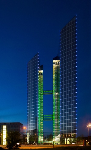 Munich's Highlight Towers will serve as the unit's global headquarters. Image credit: IBM.