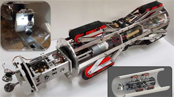 New robot can traverse narrow pipes, clear blockages