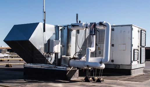 Commercial air conditioners cool about half of the commercial floor space in the U.S. Image credit: Dennis Schroeder/NREL.
