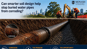 Engineered soil promises to protect underground water networks