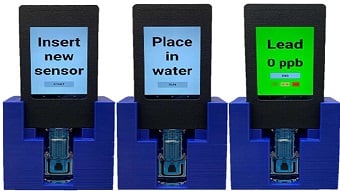 In-home test for waterborne lead