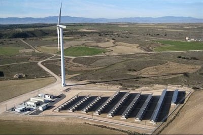 The 2MW La Plana site near Zaragoza. Source: Siemens Gamesa