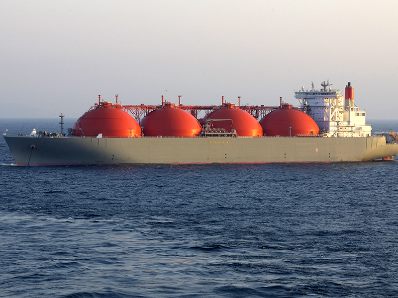 LNG ships like this will help carry natural gas to demand centers in Asia.