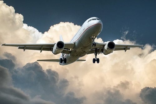 Hydrogen can be produced on-board aircraft from activated aluminum powder and water.