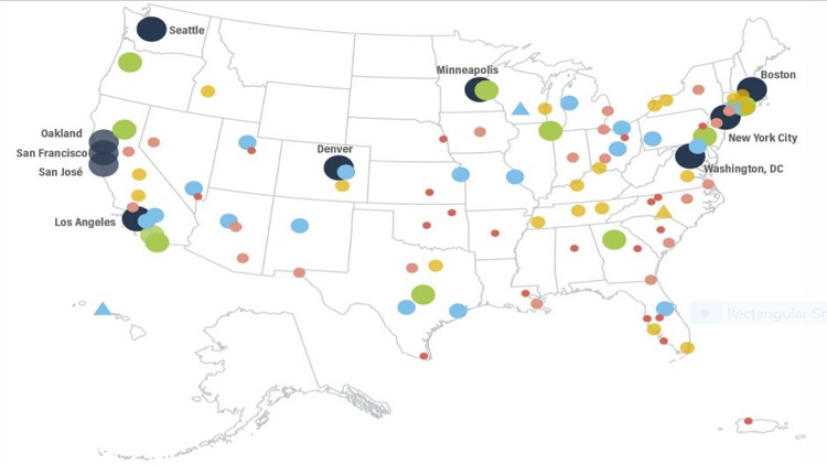 Clean energy efforts ranked for 100 US cities