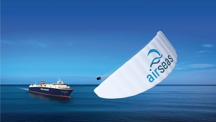 The automated sail promises to deliver efficiency and emissions gains. Source: Airseas