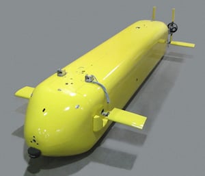 A prototype UUV equipped with a GM fuel cell. Image credit: Office of Naval Research.