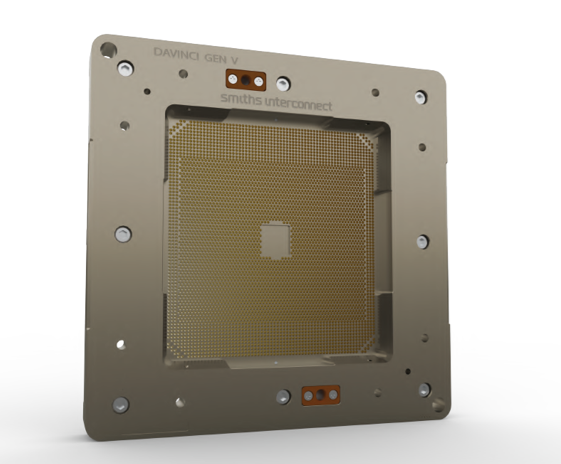 Figure 1. Smiths Interconnect DaVinci Gen V test sockets provide a solution for BGA, LGA and other integrated circuit packaging variants. Source: Smiths Interconnect