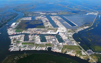 Port Fourchon services 90% of deepwater Gulf of Mexico production with everything from groceries to pipe. Source:gcaptain.com
