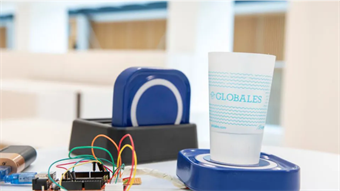 Smart coaster helps hospital staff keep track of patient hydration
