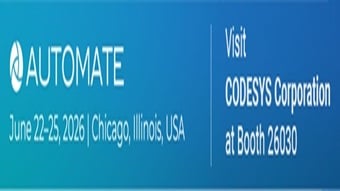 CODESYS Corporation to exhibit advanced automation solutions at Automate 2026