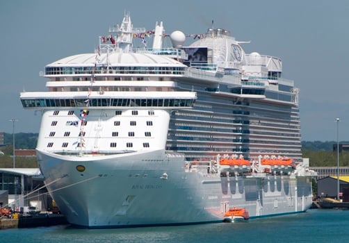 Ships are technologically sophisticated and high-value assets; some cruise vessels can cost more than $1 billion to build. Image source: Wikipedia.org
