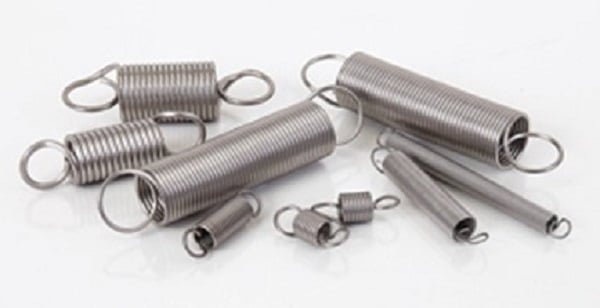 Figure 2: Extension springs are available in a variety of materials and end types. Source: Gardner Spring