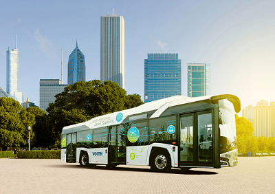 The Voith electric drive system in a Solaris Urbino bus. Source: Voith