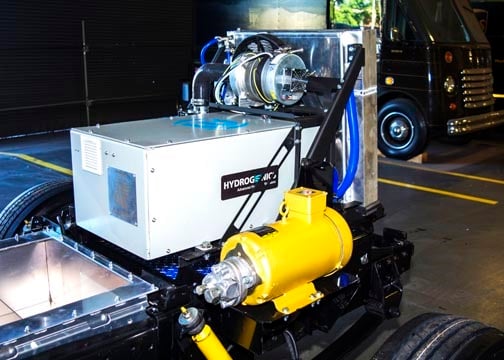 Fuel cell electric vehicle chassis. Source: UPS