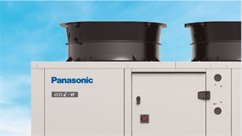 Panasonic introduces its air-to-water reversible heat pumps