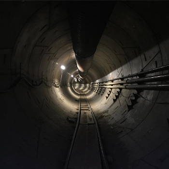 A section of the Boring Company’s underground tunnel in Los Angeles. Source: Elon Musk