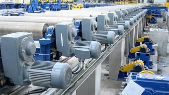 Reliable gear units from NORD Drivesystems withstand extreme conditions of the steel industry